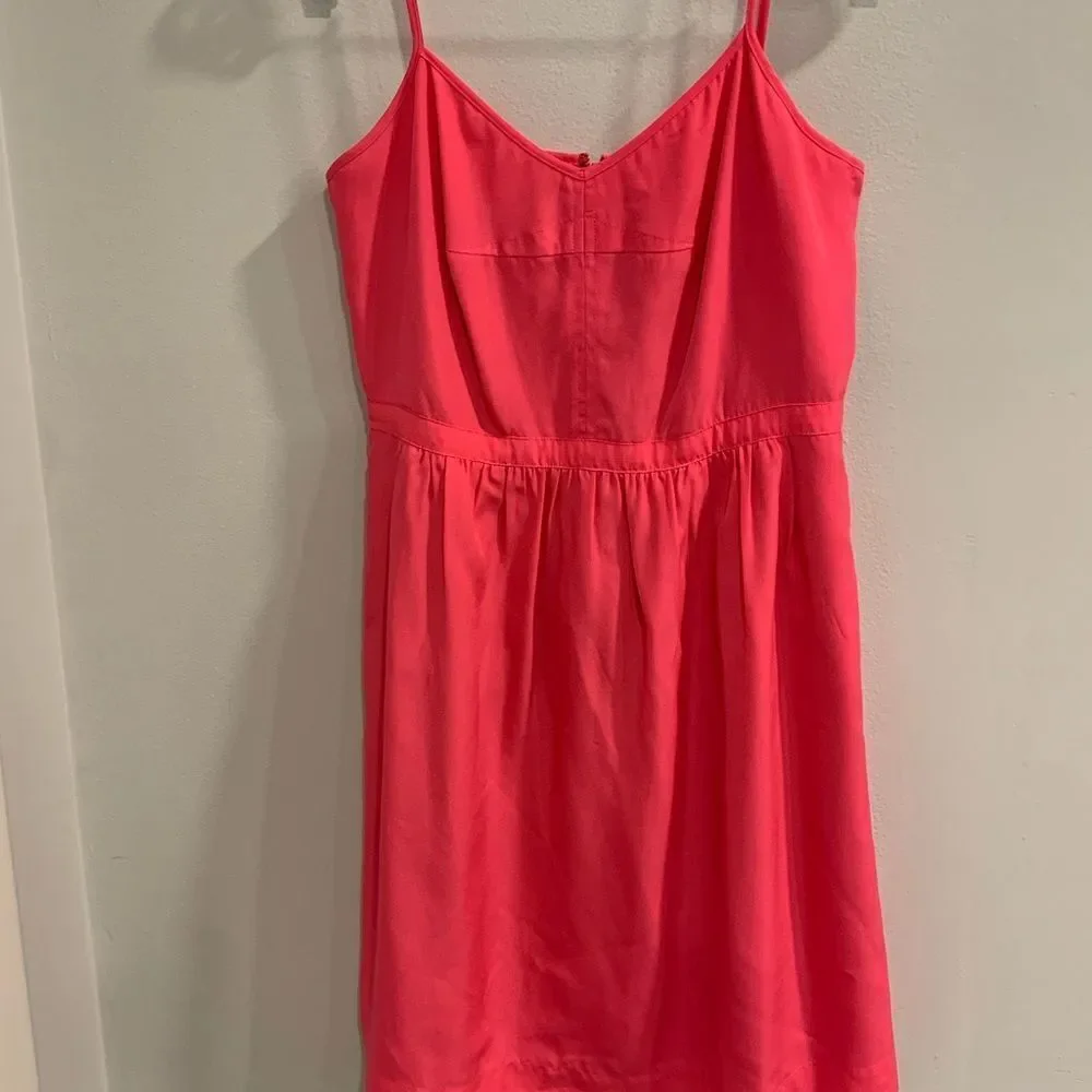 J.Crew Vibrant Pink Dress